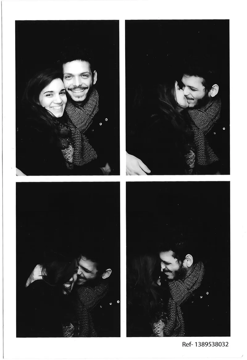 Photobooth strip of Lucas